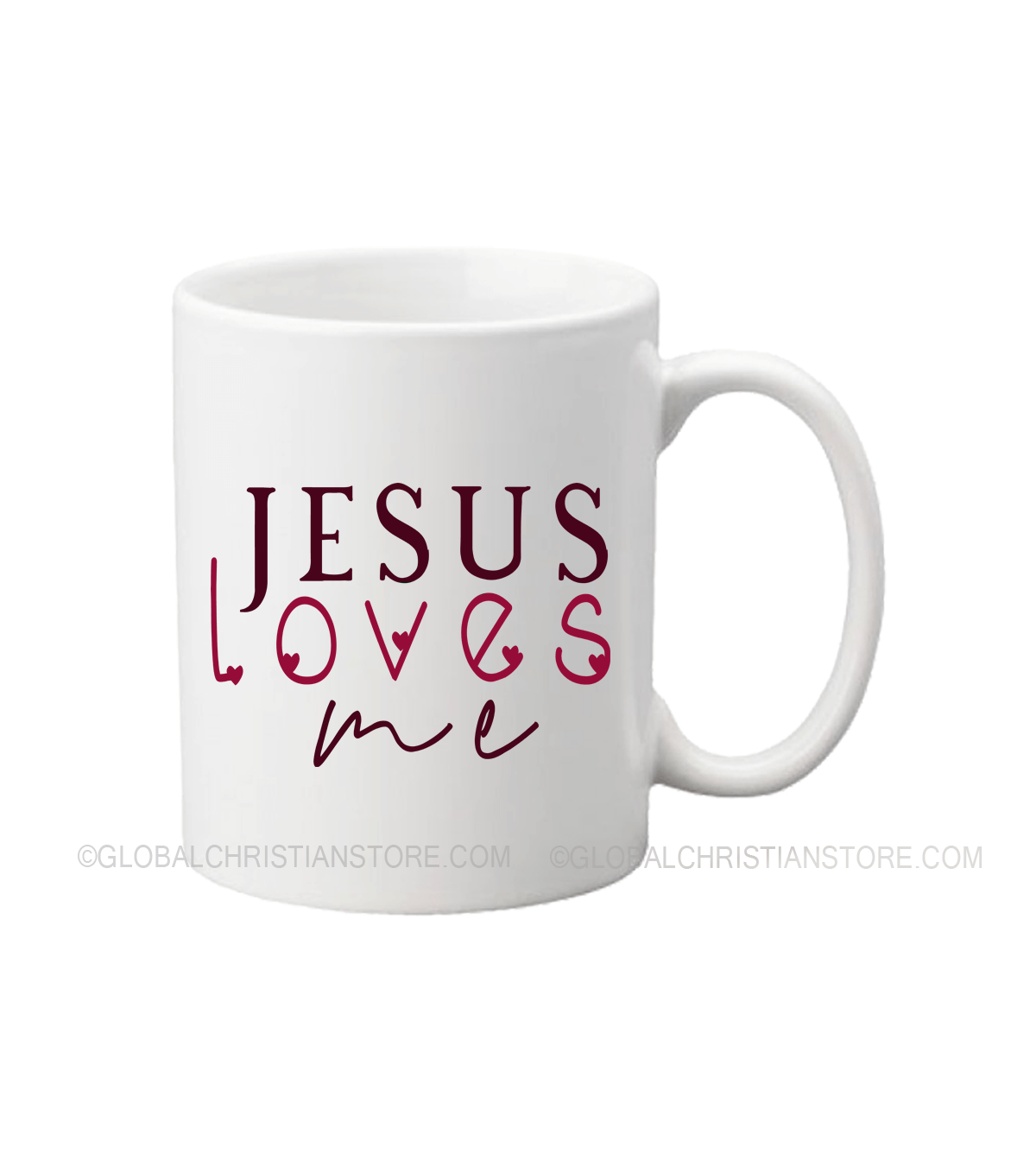 Jesus Loves Me Christian Coffee Mug - Global Christian Store