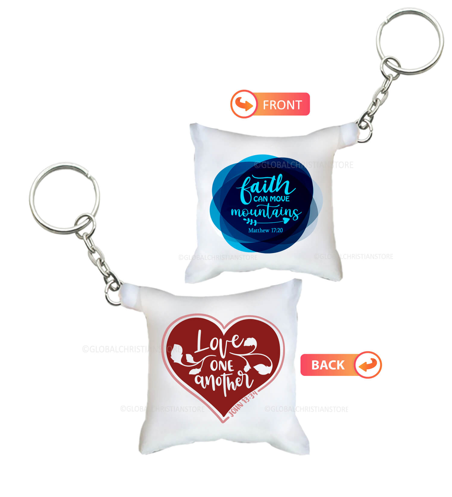 Faith Can Move Mountains {Translucent Acrylic Keychain} Faith Can Move Mountains {Translucent Acrylic Keychain}
