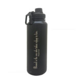 Blessed is the one who takes refuge in Him and Lord is Good Vacuum Flask 1 Liter - Image 2