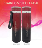 Blessings Crown the Head of the Righteous and Abound with Blessings Christian Flask - Image 2