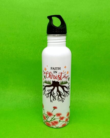Faith in Christ Steel Bottle For Christian Gifts