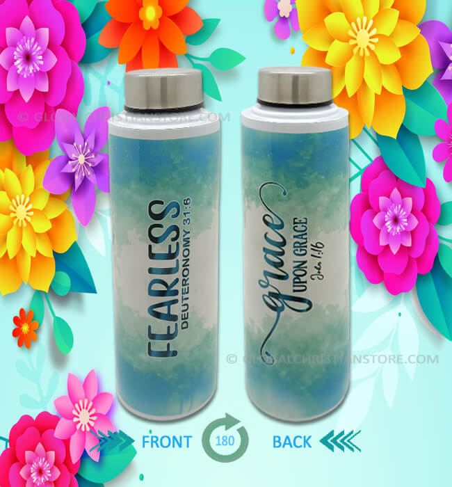 Grace upon Grace Christian Steel Bottle