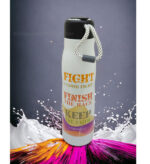 Fight a Good Fight Finish the Race Keep the Faith and Trust in the Lord with all your Heart Christian Rope Flask