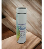 My Grace is sufficient for you and For I know the Plans I have for You Christian LED Flask - Image 2
