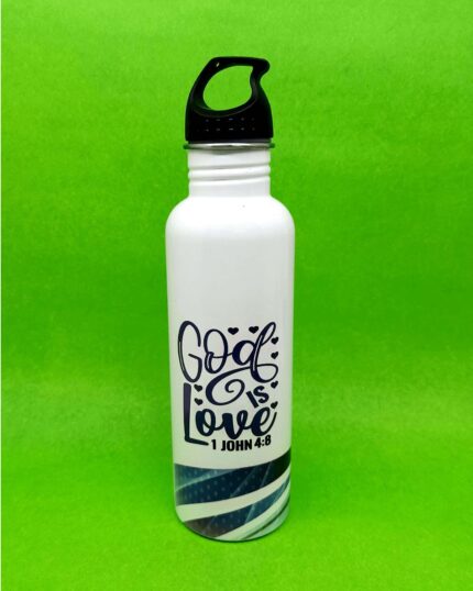God is Love Steel Bottle For Christian Gifts