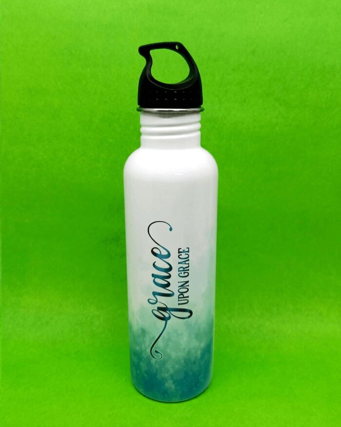 Grace upon Grace Steel Bottle For Christian Gifts