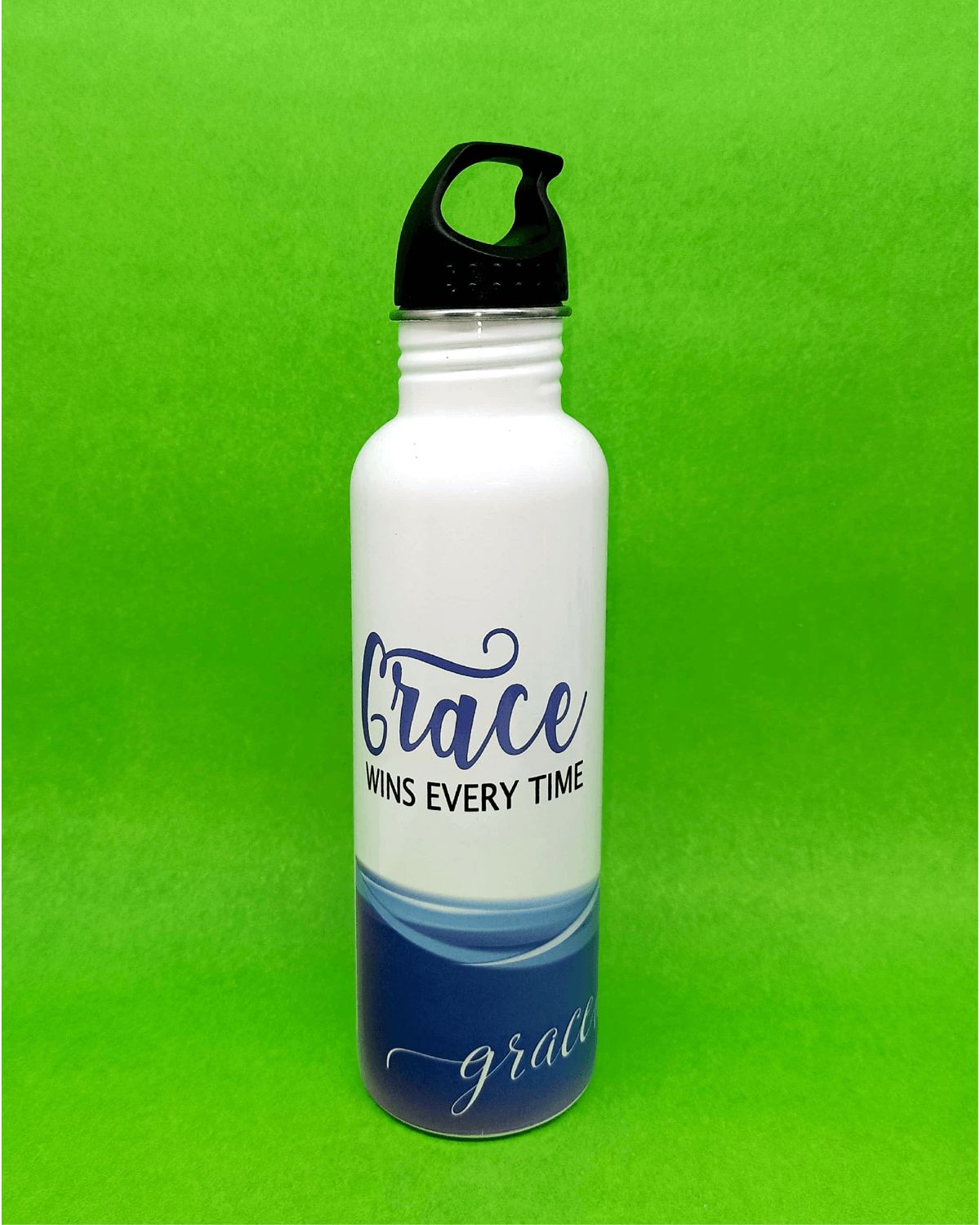 Grace wins every time Steel Bottle For Christian Gifts Grace wins every time Steel Bottle For Christian Gifts
