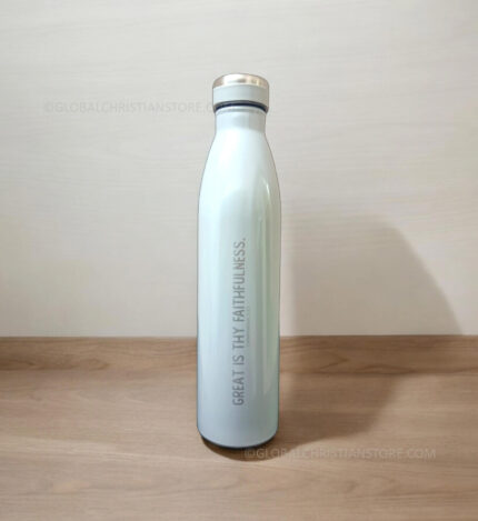 Great is thy Faithfulness and Jesus is Love Christian Fridge Bottle 1000ml