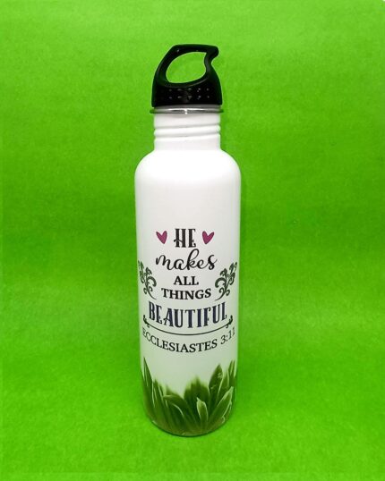 He makes all things Beautiful Steel Bottle For Christian Gifts