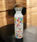 I have loved you with an everlasting Love and He who Promised is Faithful Hebrews 10 verse 23 Christian Carryon Bottle - Image 2
