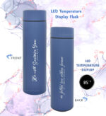 He will Sustain you and His faithful Love endures forever Christian temperature display LED flask