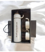 The Lord your God is a Merciful God Deuteronomy 4 verse 31 and He will not forsake you Deuteronomy 4 verse 31 Premium Flask set with Bible verse - Image 2