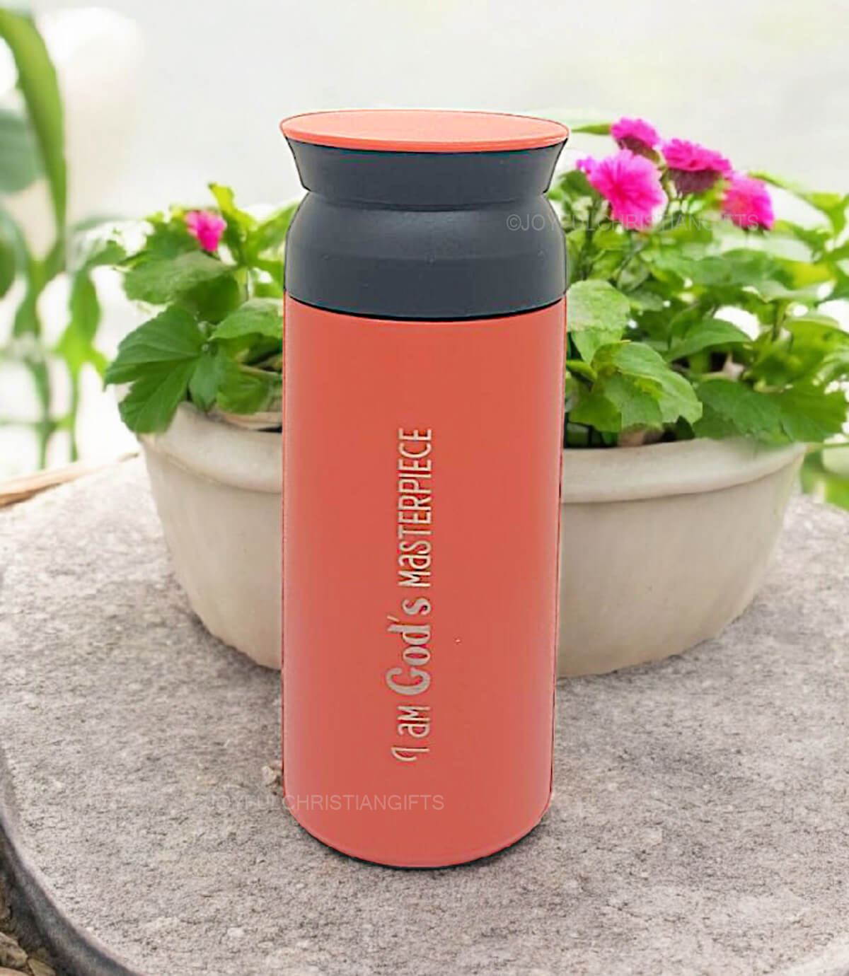 I am Gods Masterpiece and Be Fruitful 350 ml Tumbler Flask with Bible verse I am Gods Masterpiece and Be Fruitful 350 ml Tumbler Flask with Bible verse