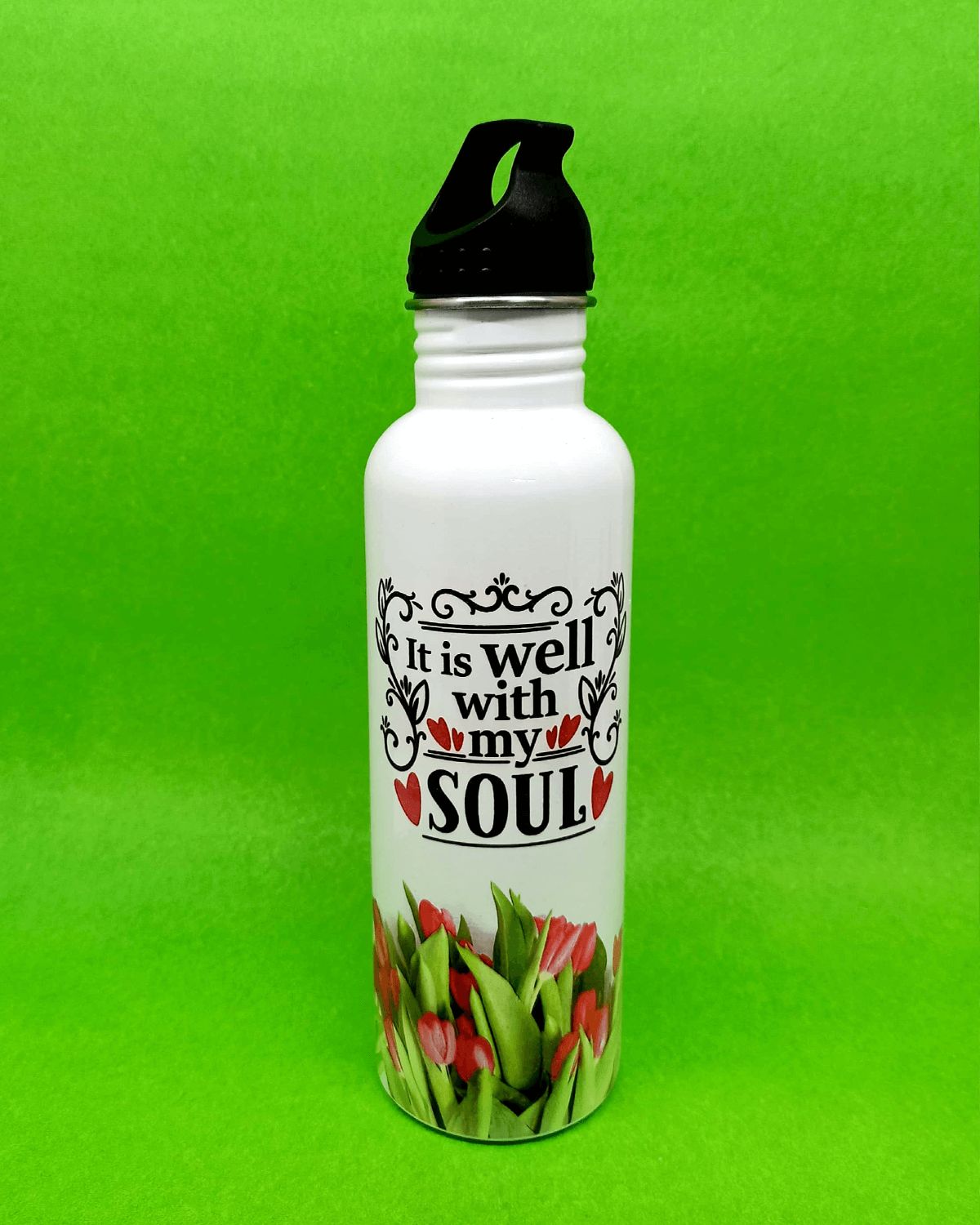 It is well with my soul Steel Bottle For Christian Gifts It is well with my soul Steel Bottle For Christian Gifts
