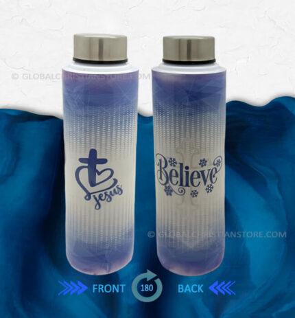Jesus - Believe Christian Steel Bottle