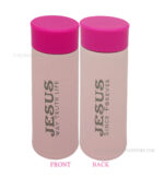 Jesus Way truth Life and Jesus Since Forever mini Christian flask - Image 2