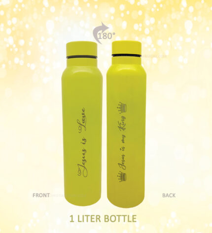 Jesus is Love and Jesus is my King Bible verse 1 Liter Bottle