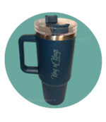King of Kings 1 timothy 6 verse 15 and God of Peace will be with you Christian 1200 ml Car Travel Mug Blue Color