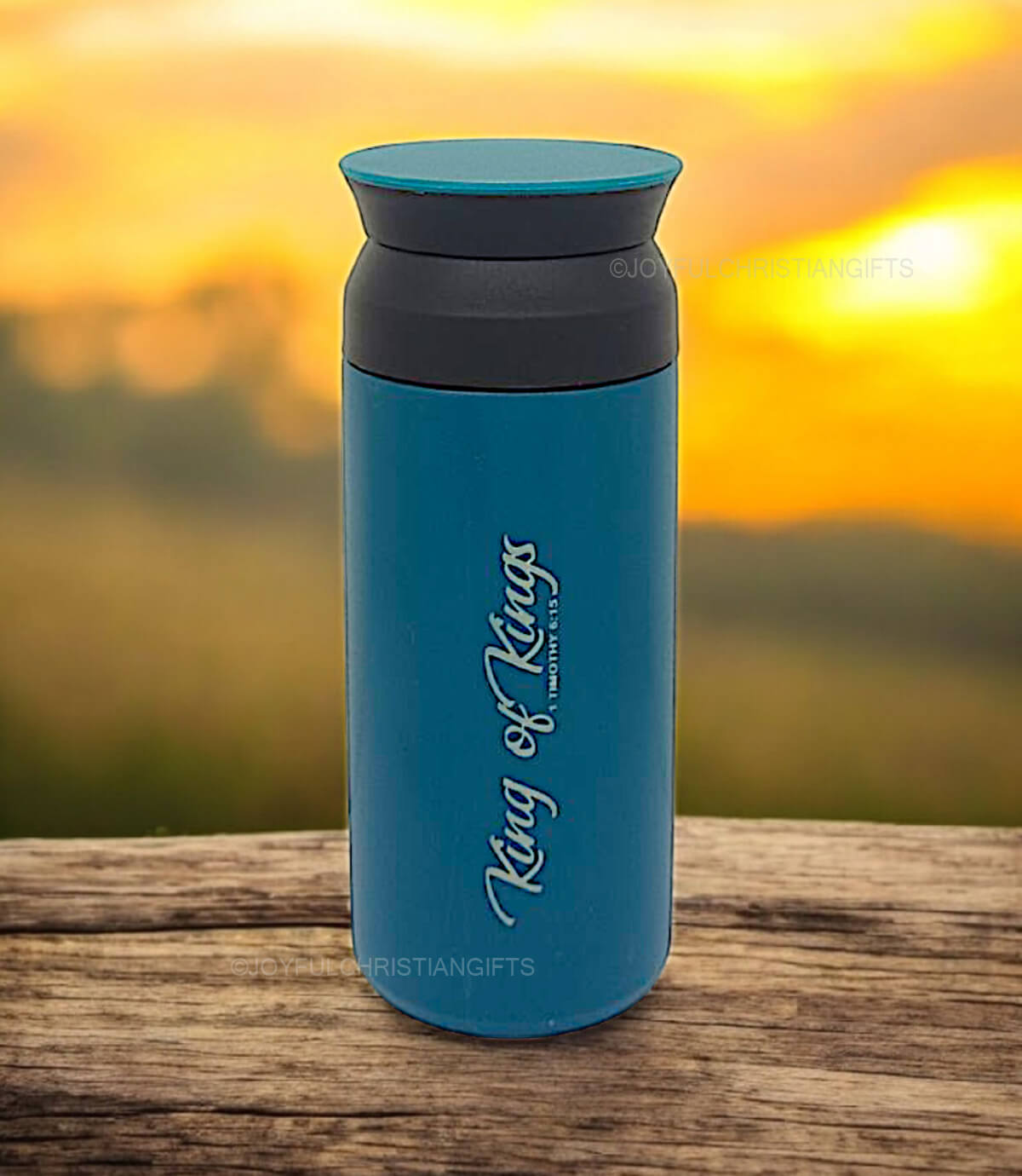 King of Kings and God is Faithful 350 ml Tumbler Flask with Bible verse King of Kings and God is Faithful 350 ml Tumbler Flask with Bible verse