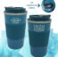 Let your Light Shine and Faith can move Mountains Christian Travel Mug with LED temperature display