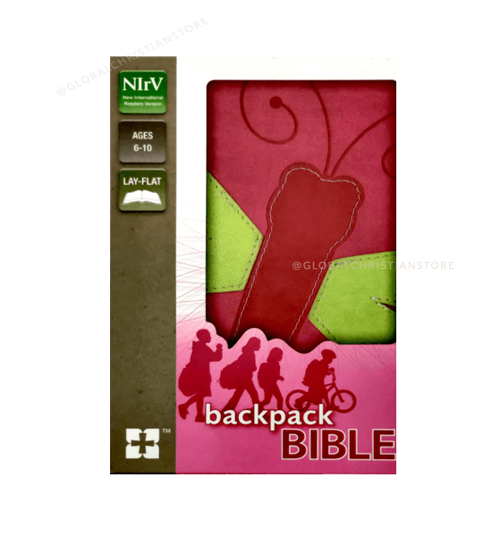 NIRV Backpack Bible - PINK Dragonfly Italian Duo-tone NIRV Backpack Bible - PINK Dragonfly Italian Duo-tone