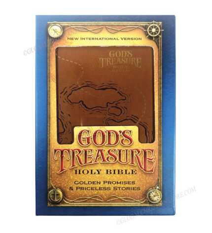 NIV Holy Bible - God's Treasure - Golden Promises and Priceless Stories