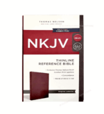 NKJV thinline reference Bible - Burgandy Leatherflex