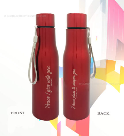 Peace I give unto you John 14 verse 27 and I have plans to prosper you Jeremiah 29 11 Bible verse rope bottle