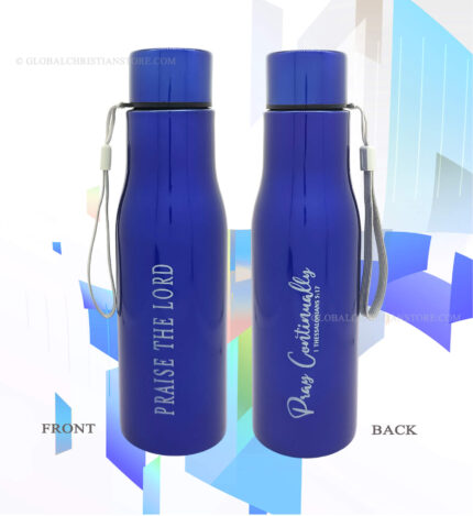 Praise the Lord and Pray Continually 1 thessalonians 5 17 Bible verse Rope Bottle