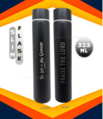 Praise the Lord and the Lord is my Shepherd Bible verse slim flask