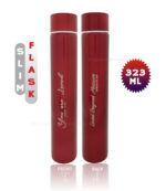 Red Color Slim Flask with Bible verse You are loved and Loved beyond Measure - Image 2