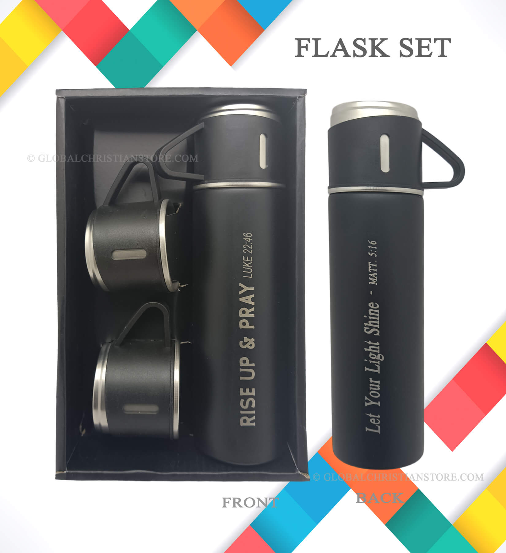 Rise up and Pray and Let your light shine Bible verse gift set Rise up and Pray and Let your light shine Bible verse gift set