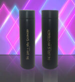 The Lord is my Shepherd and my Strength Christian LED Flask - Image 2