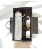 The Lord your God is a Merciful God Deuteronomy 4 verse 31 and He will not forsake you Deuteronomy 4 verse 31 Premium Flask set with Bible verse