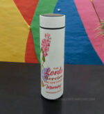 The Lord Delights in you and The Lords Mercies are new every Morning Christian LED Flask - Image 2