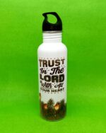 Trust in the Lord with all your Heart Steel Bottle For Christian Gifts