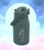 You are Chosen and Faith can move mountains Christian Kids Flask with Bible verse - Image 2
