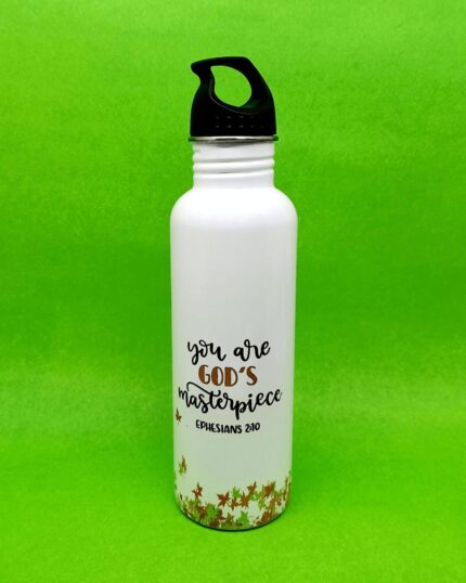 You are Gods Masterpiece Steel Bottle For Christian Gifts