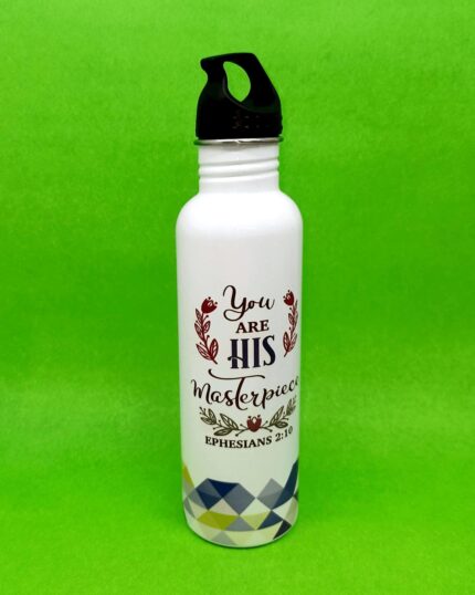 You are His masterpiece Steel Bottle For Christian Gifts