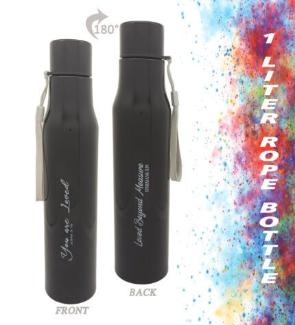 You are Loved and Loved Beyond Measure Bible Verse Rope Bottle