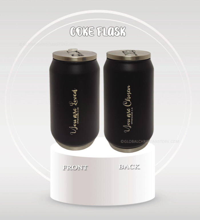 You are Loved and You are Chosen Coke Flask