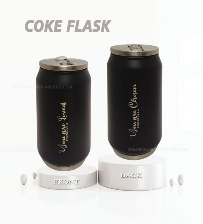 You are Loved and You are Chosen Coke Flask - Image 2