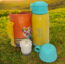You are Worthy 2 Thesalonians 1  verse 11 and Made to Worship Christian Dual Lid Flask with Bag