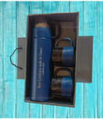 Your gentleness made me great 2 Samuel 22 verse 36 and I am Delighted to give you my Kingdom Luke 12 verse 32 Premium Flask set with Bible verse