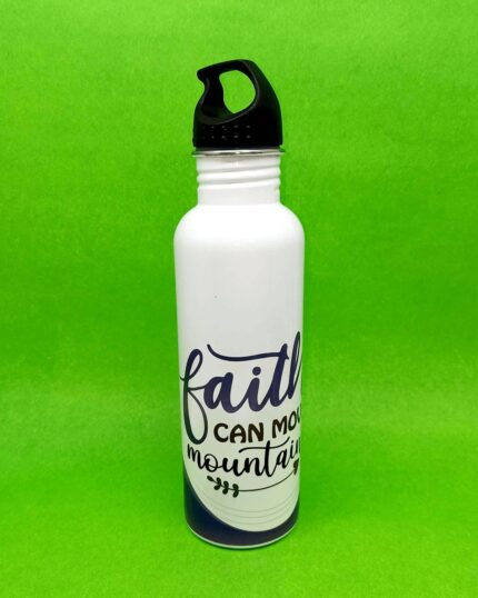faith can move mountains Steel Bottle For Christian Gifts