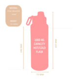 The Lord Bestows Favour and Honour and For the Lord God is a sun and a shield Christian 1 Liter Flask - Image 4