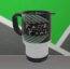 Be Strong and Courageous and Faith over Fear Christian travel mug