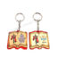 Bible Shaped Christian Keychain with Assorted Bible Verse