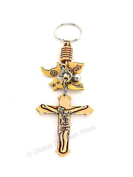 Designer Cross keychain