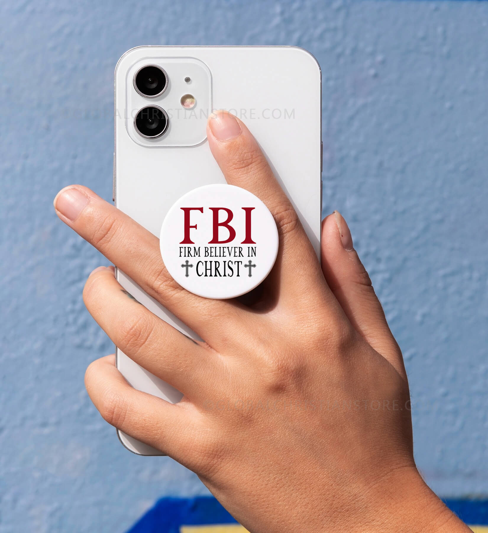 FBI - Firm Believer in Christ Christian Mobile Popsocket